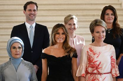 G7 first ladies and Gauthier Destenay.