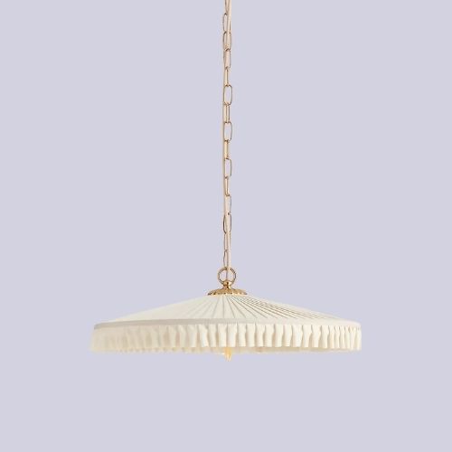 Anthropologie, Stefanie Silk Ceiling Light