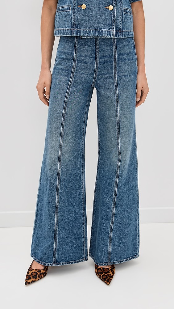Ulla Johnson the Bianca Wide Leg Jeans