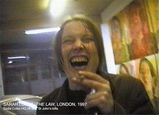 SARAH LUCAS. THE LAW, LONDON, 1997, Sadie Coles HQ off - site. St John’s loft