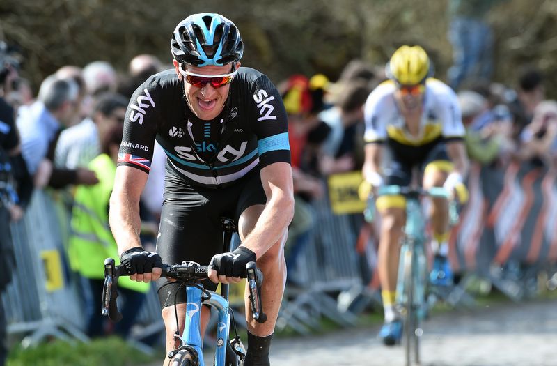 Ian Stannard (Team Sky) had a crack today