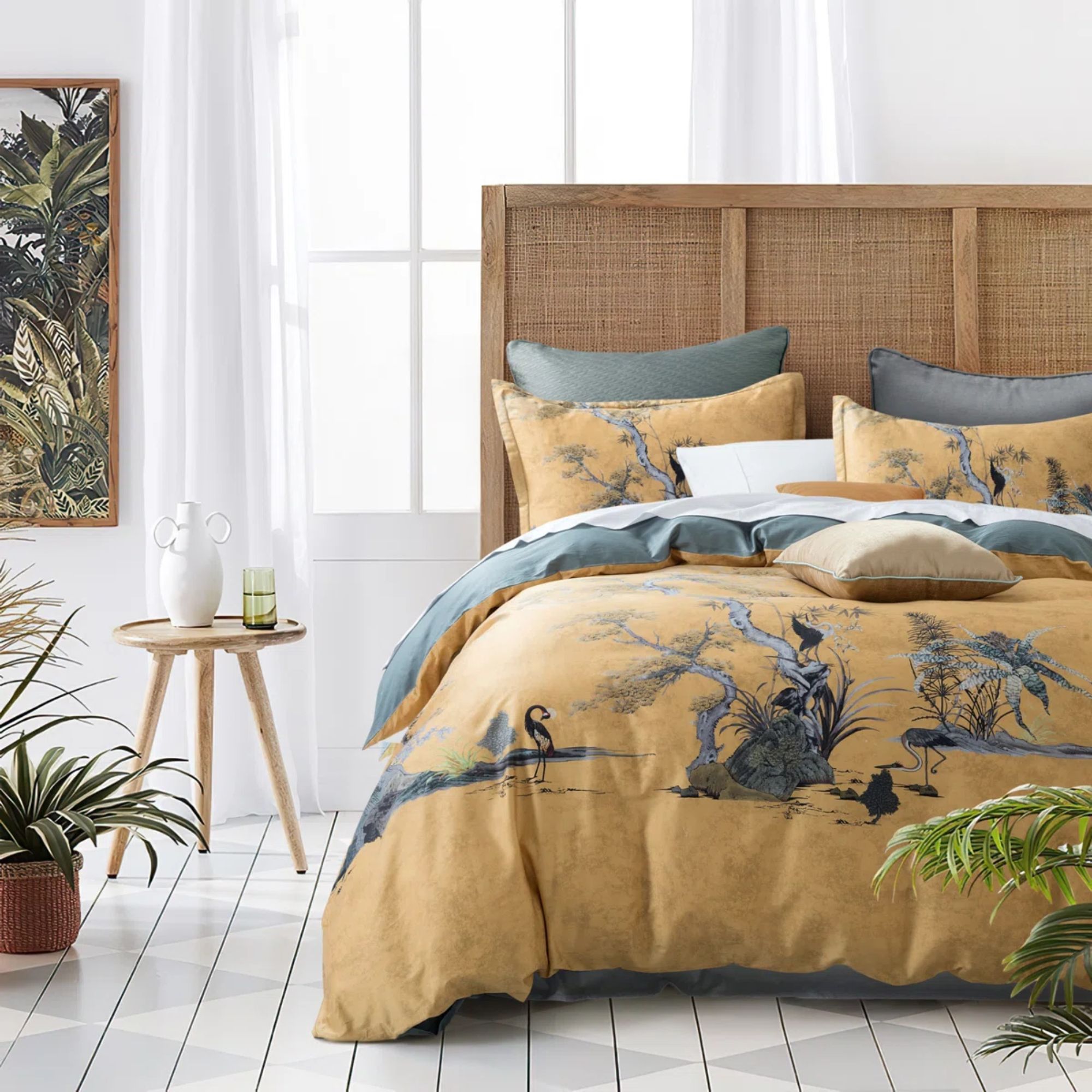 Wayfair Chinoiserie Chic Sateen Duvet Cover