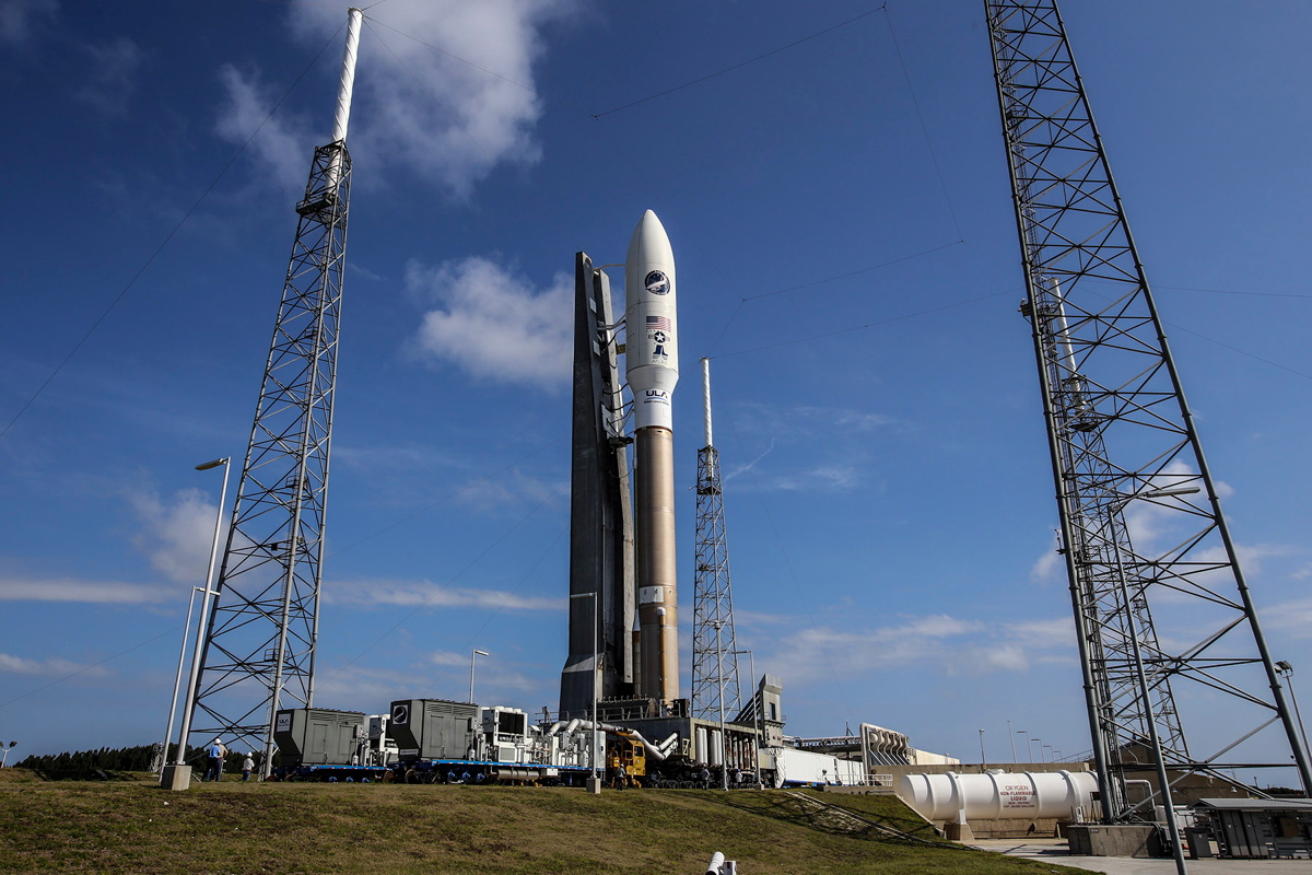 The U.S. Air Force&#039;s fourth X-37 space plane mystery mission will launch into space atop an Atlas V rocket on May 20, 2015 from Cape Canaveral Air Force Station. It is the fourth secret mission for the classified military space plane program.