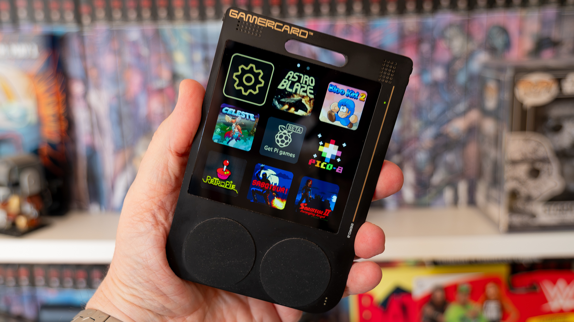Gamercard hands-on lifestyle shot