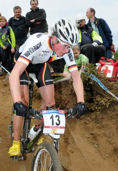 Lukas Kuch (Germany) on a technical descent