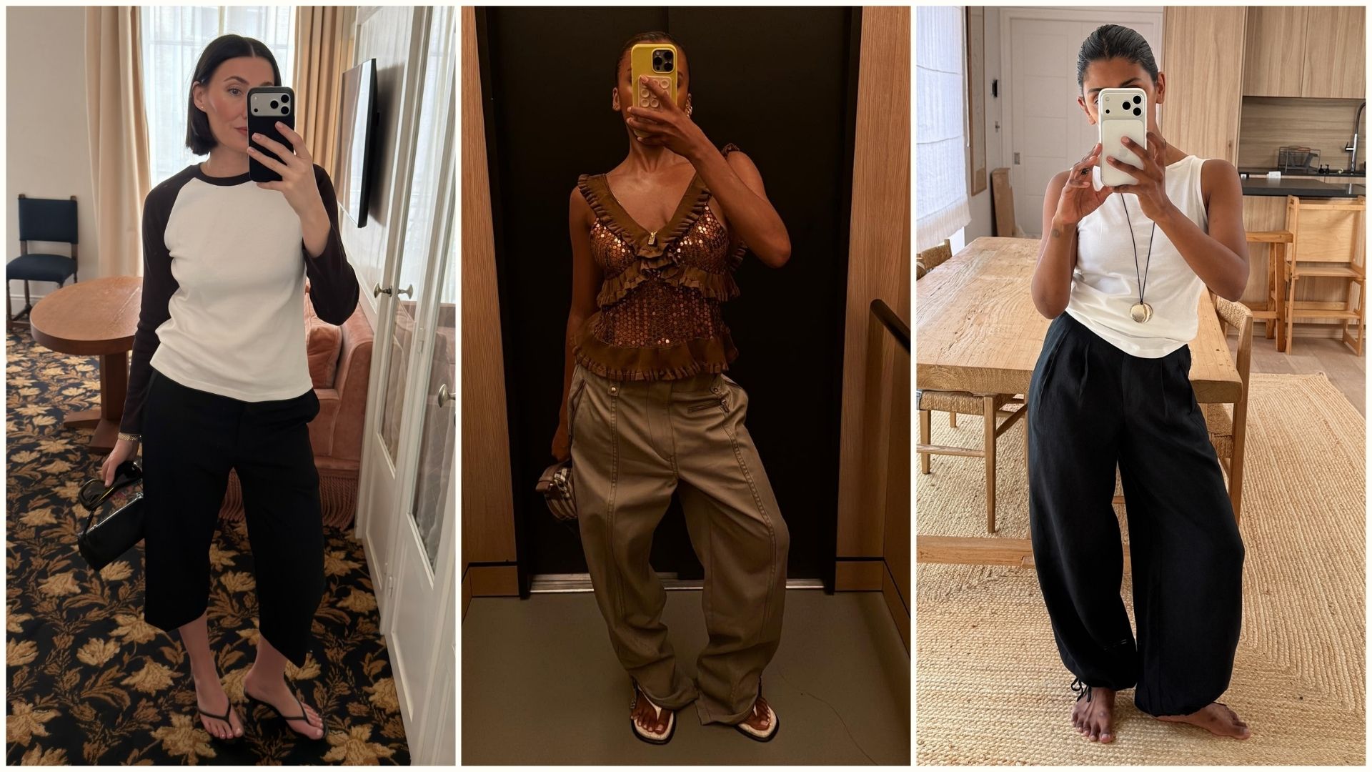An image of the best anti-jeans summer trouser trends.