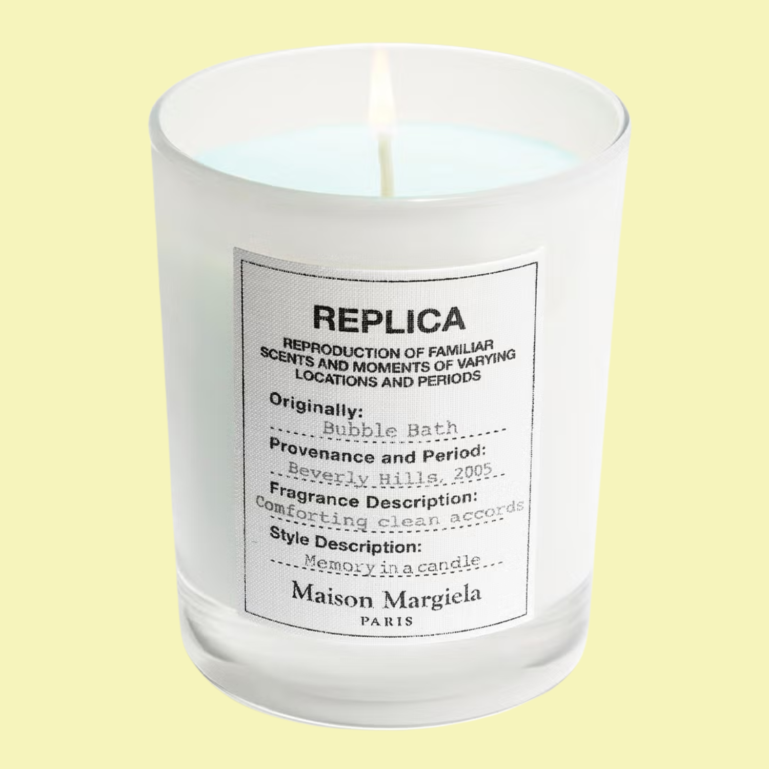 A white candle