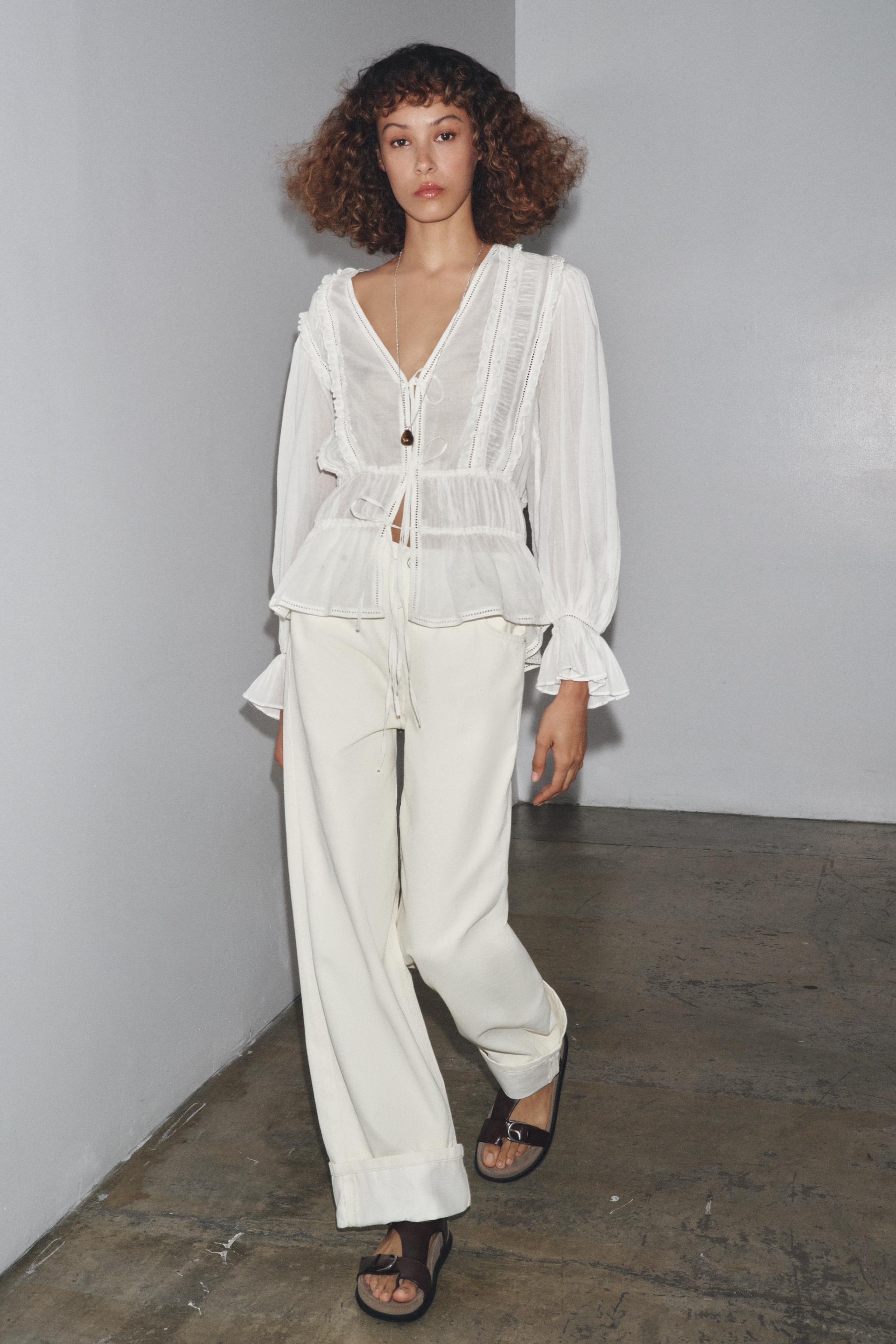 ZW series romantic ladder sewing shirt