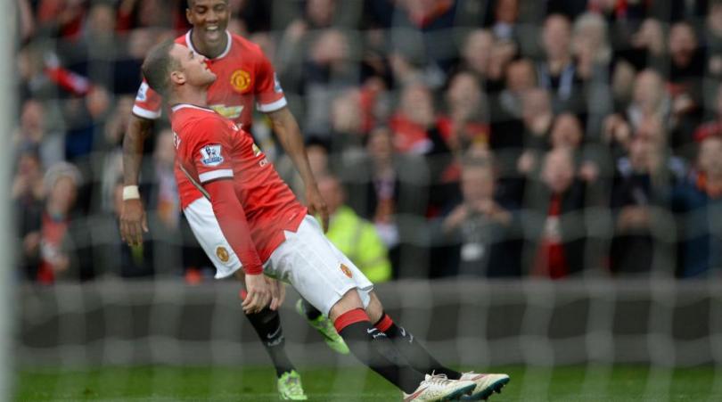 Wayne Rooney hit the headlines with his 'knockout' celebration in 2015