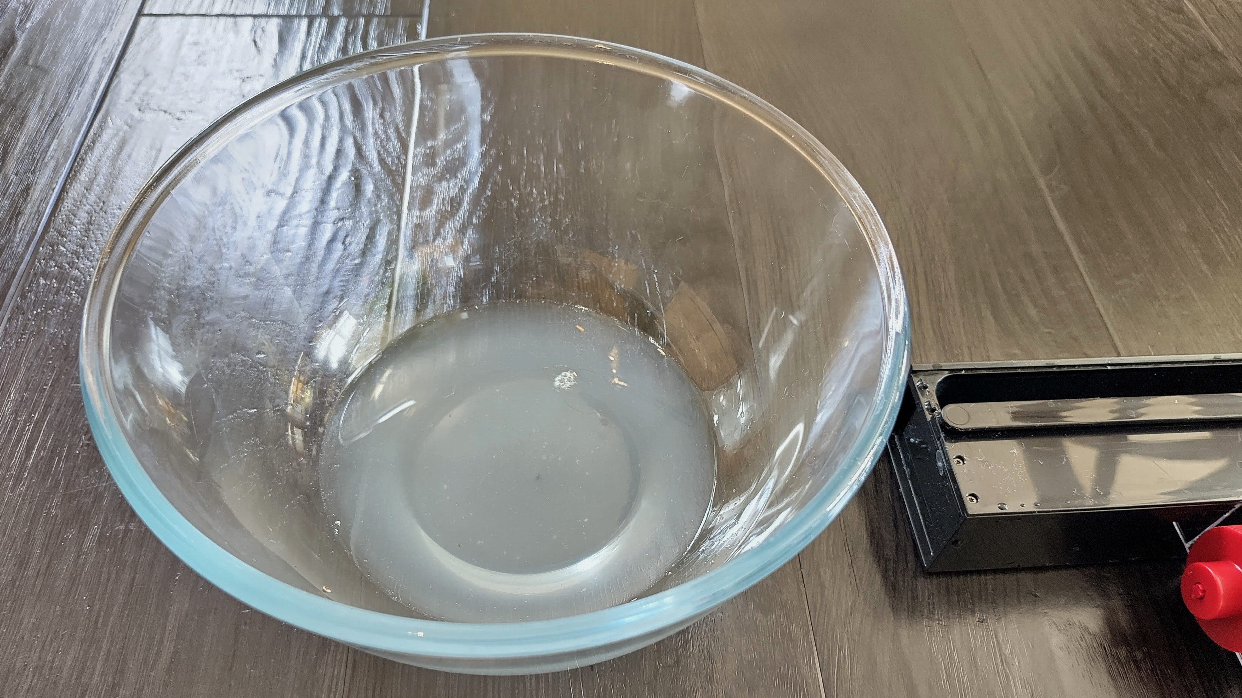 Dirty water after using Dyson PencilWash