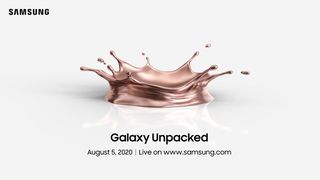 Samsung 2020 Unpacked Invitation