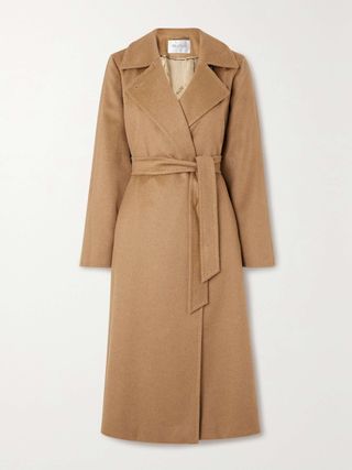 Manuela Icon Belted Camel Hair Coat