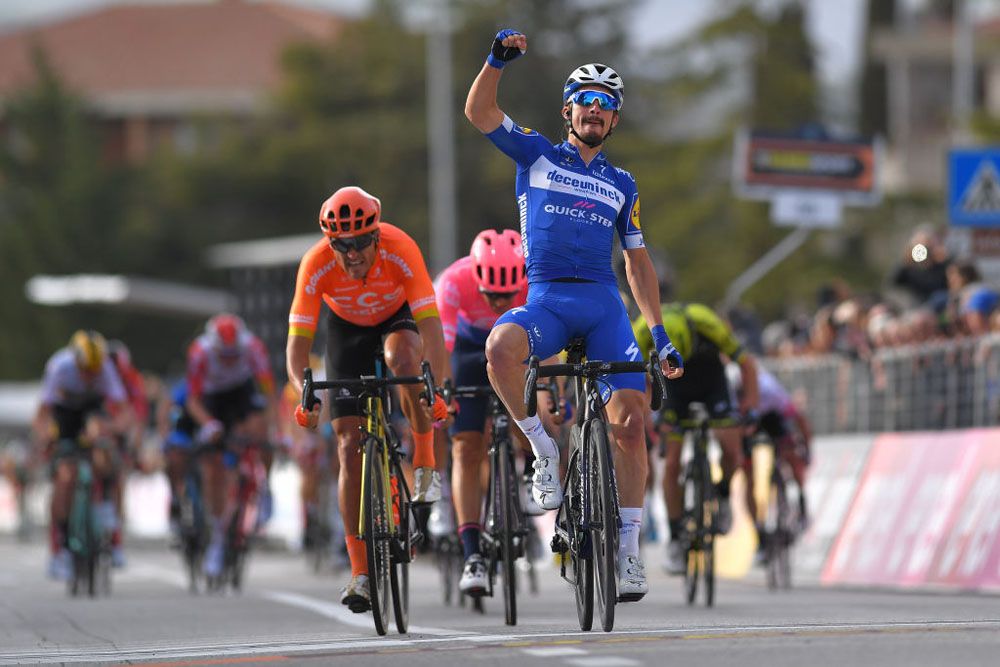 Julian Alaphilippe (Deceuninck-QuickStep) wins stage 2 at Tirreno-Adriatico