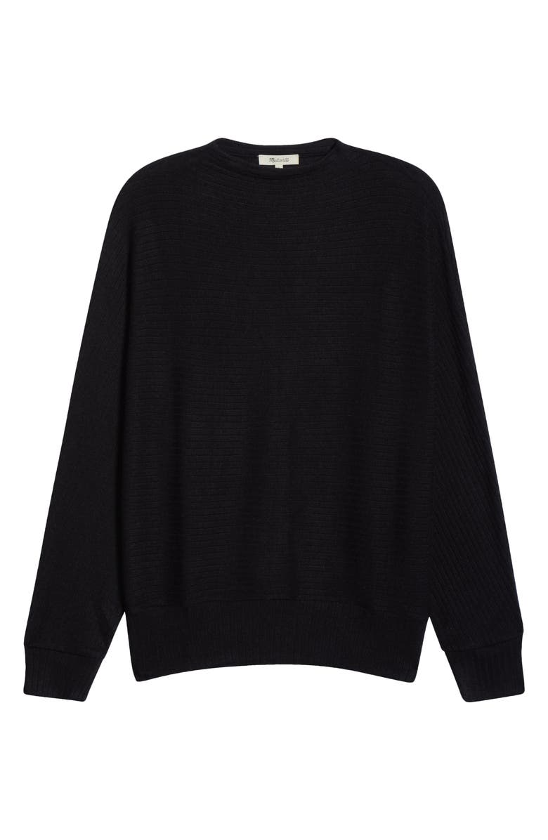 Mock Neck Dolman Sleeve Sweater