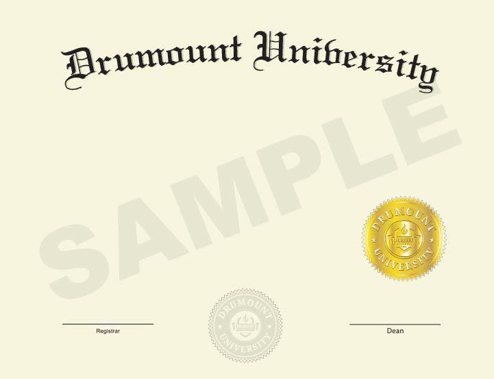 A diploma template allegedly found in Axact&amp;#039;s offices.