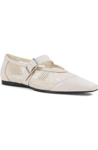 Wioletta Mesh Mary Jane Flat