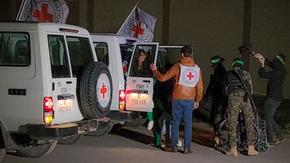 Hamas hands over hostages to Red Cross