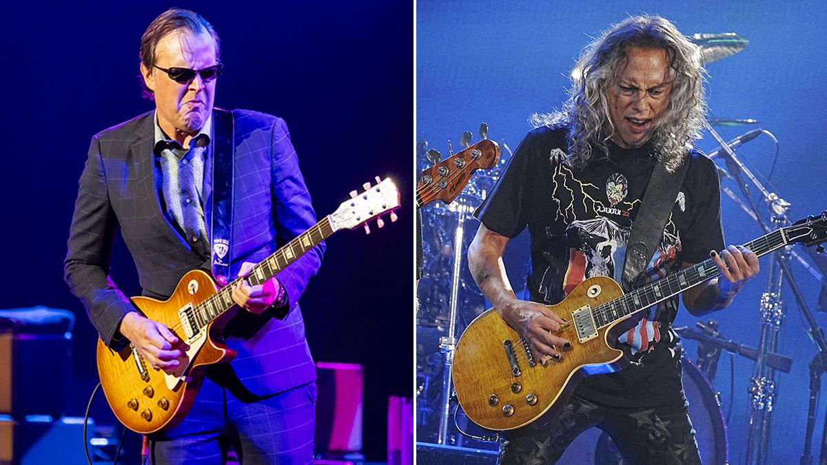 Joe Bonamassa (left) and Kirk Hammett