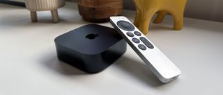 Apple TV 4K 2022 box on a counter