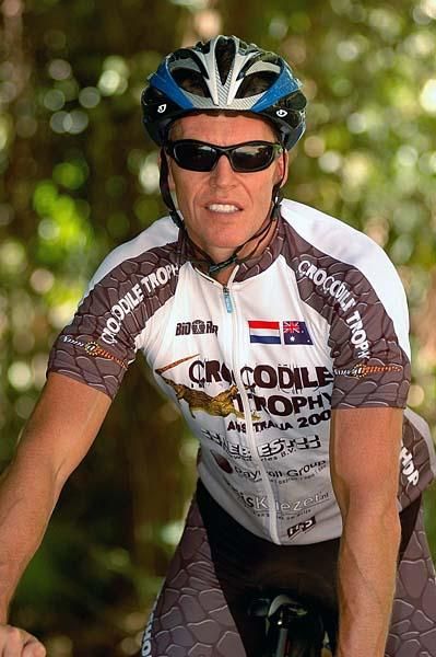 Paul Van Hattem is all kitted out for the Crocodile Trophy.