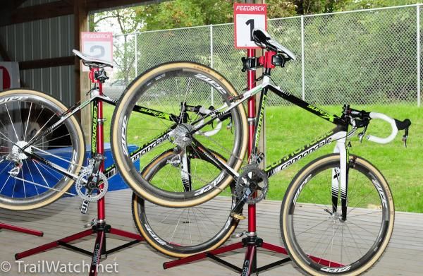 Cannondale bikes on the podium take first and second today