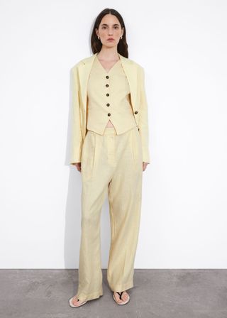 Wide Linen Trousers