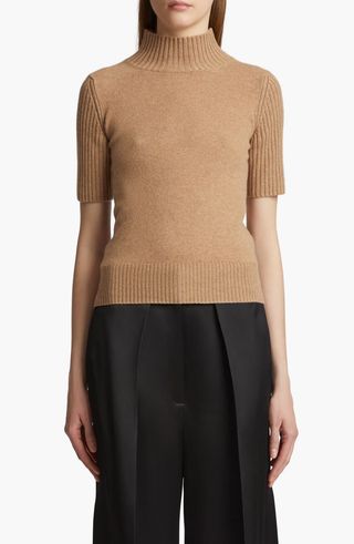 Cecil Cashmere Mock Neck Sweater