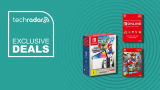 Nintendo Switch – OLED Model (White) + Super Mario Bros. Wonder + Nintendo Switch Online Individual 12-Month (365-Day) Membership + Super Mario Odyssey Pack