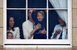 Prince George at Buckingham Palace Trooping the Colour