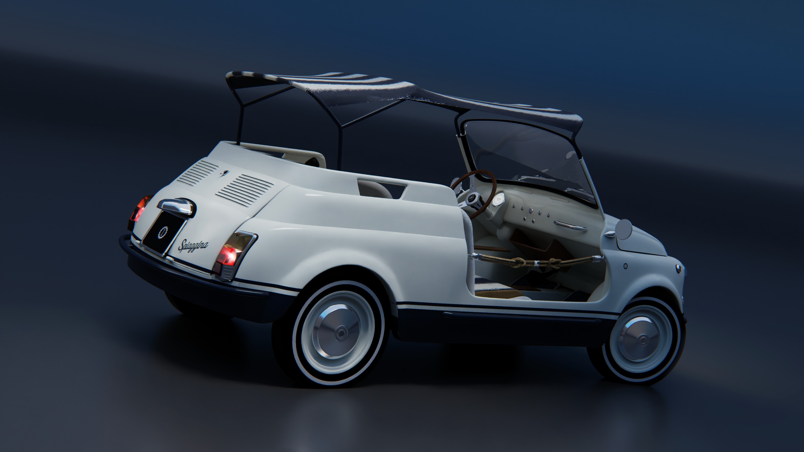 Fiat 500 Spiaggina by Garage Italia x Hot Lab