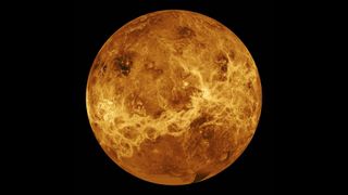 There is not enough water in the clouds of Venus to support life.