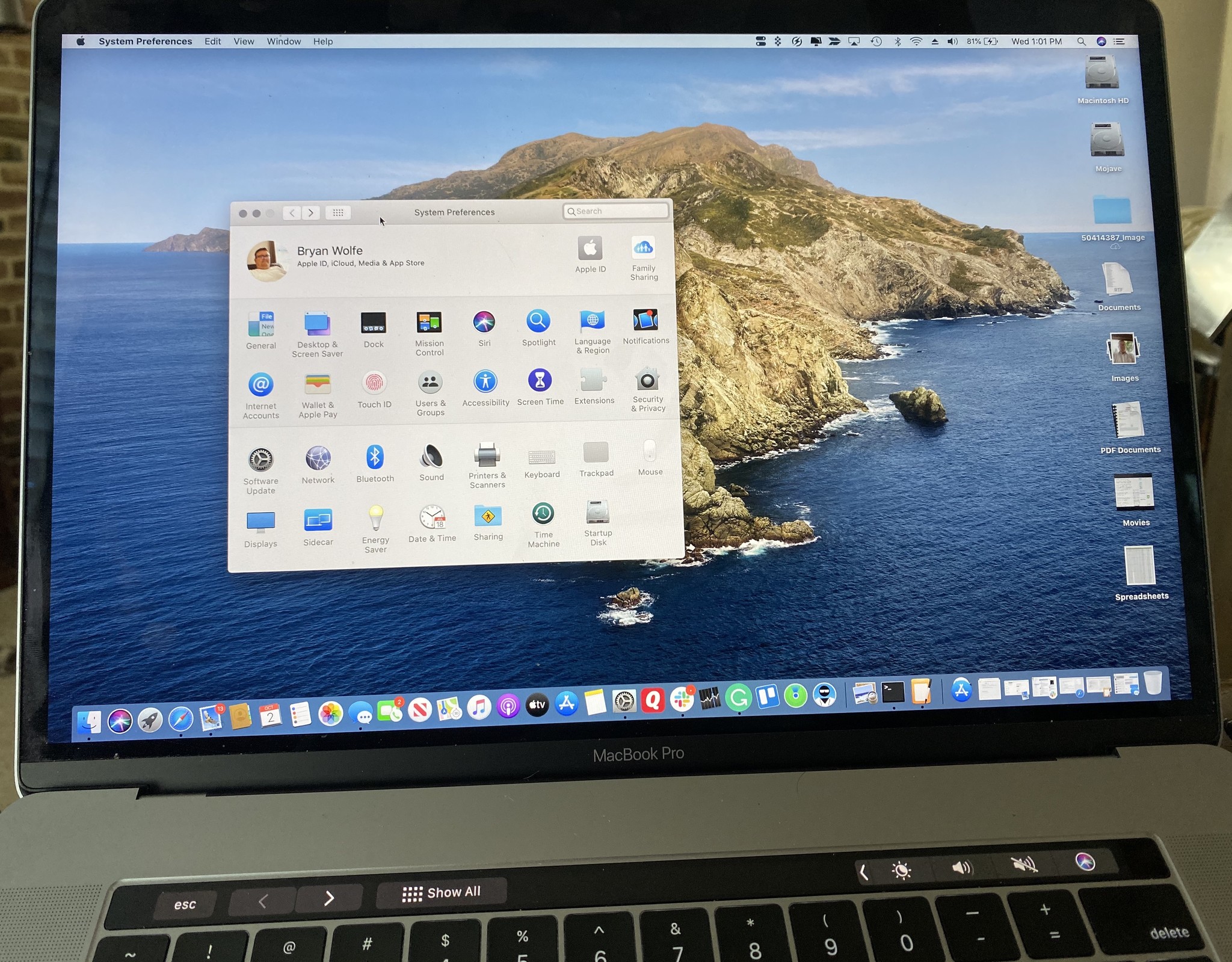 Mac os Catalina Dock