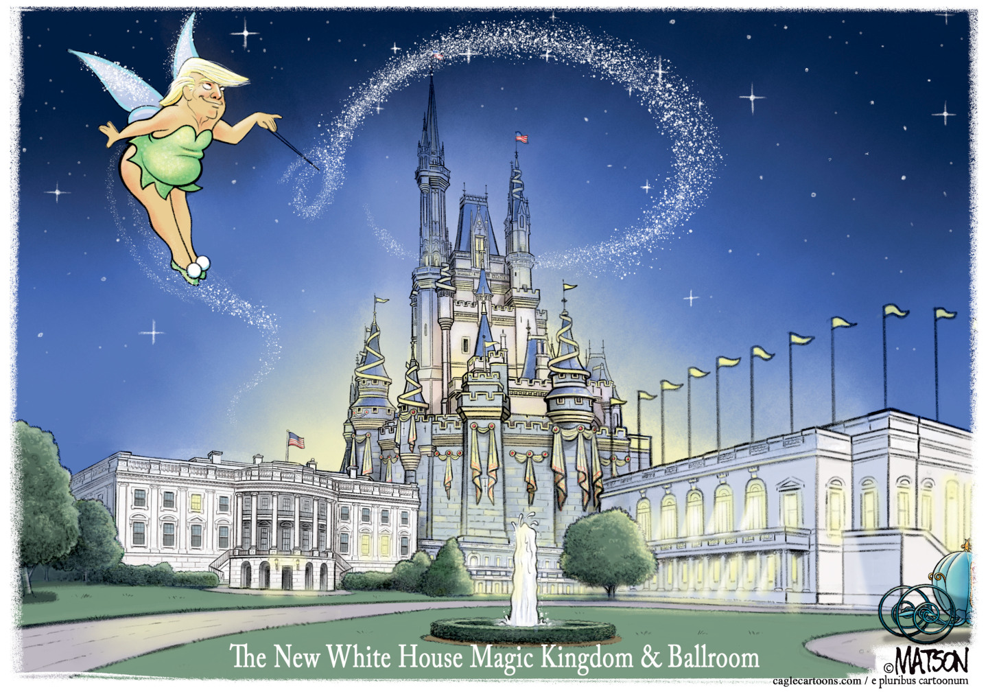 Political cartoon