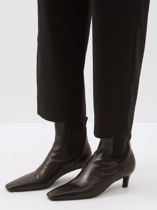 The Mid Heel 60 leather ankle boots