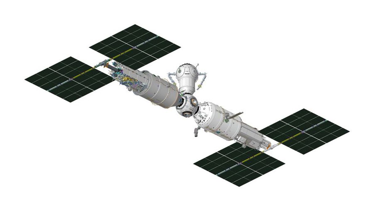 russian orbital space station