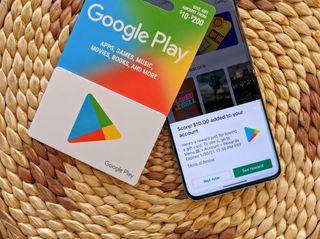 Google Play Gift Card with S20