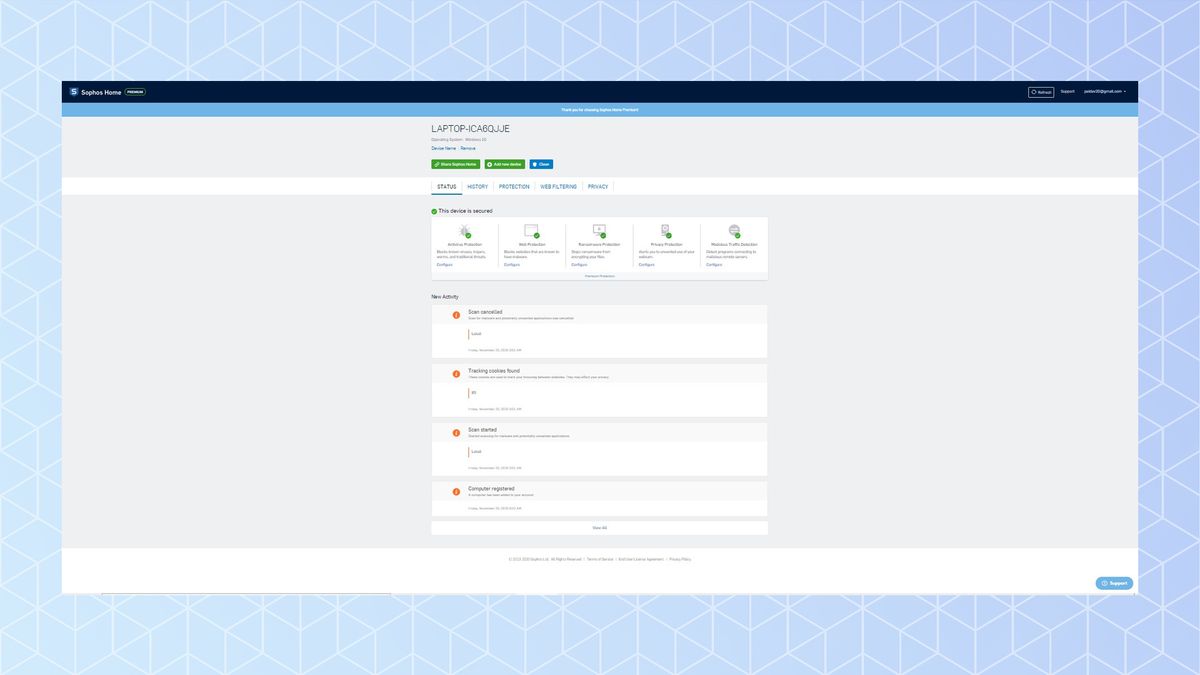 Sophos 2021 antivirus review