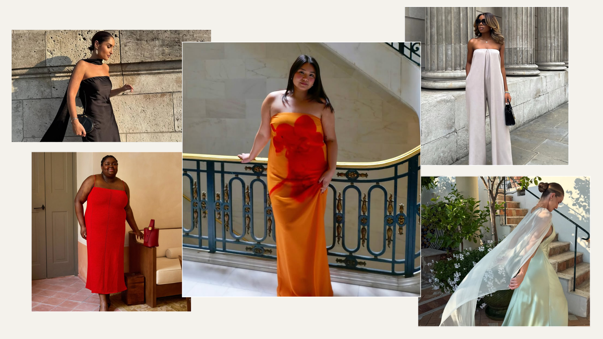 Five different wedding guest outfit ideas and trends