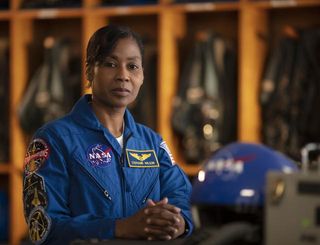NASA astronaut Stephanie Wilson poses for an official NASA portrait.