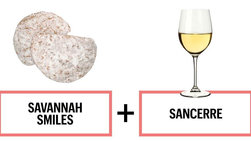 Wine, cookie