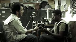 Rocket getting his camera in City of God