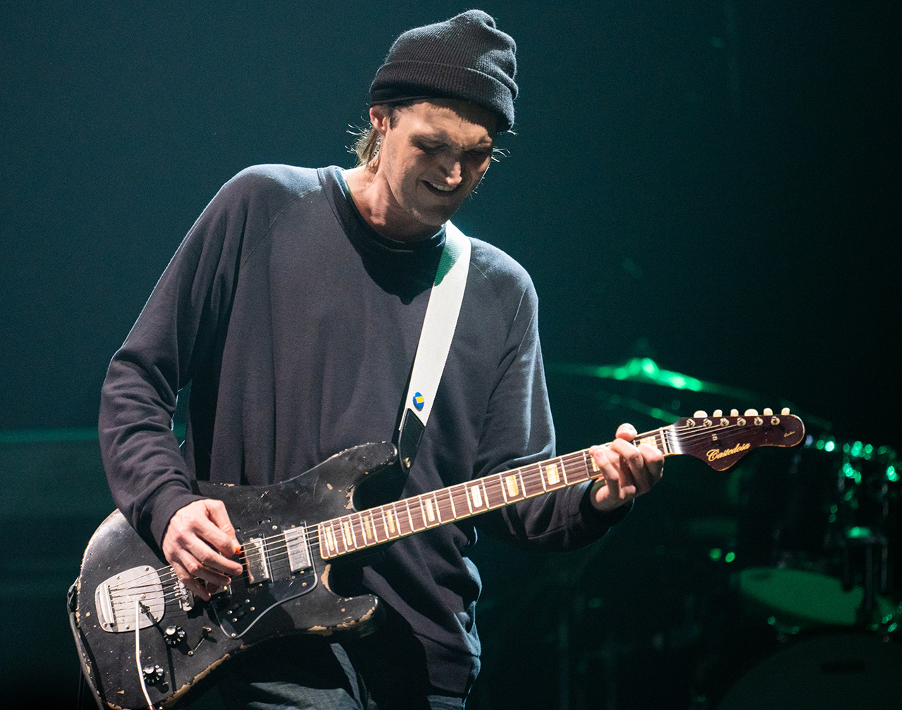 Josh Klinghoffer performs on stage at the Viejas Arena at San Diego State University in San Diego, California on May 3, 2022