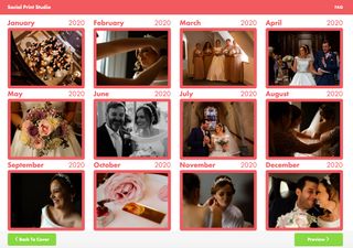 Social Print Services photo calendar software