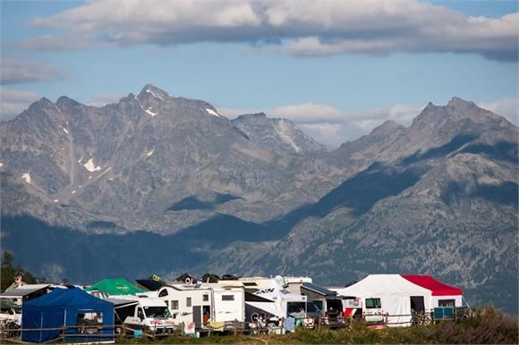 Beautiful views in Pila Gressen, Italy for the iXS European Downhill Cup