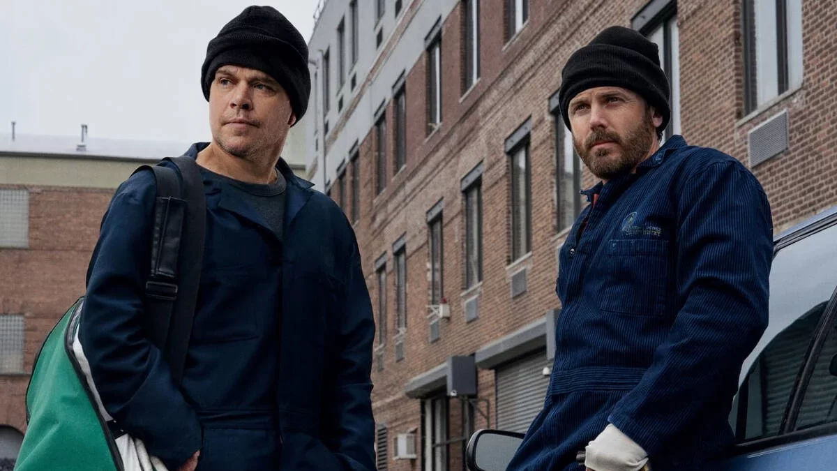 Matt Damon and Casey Affleck in The Instigators