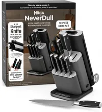 Ninja 10-Pc German Steel Knife Set Ninja 10-Pc German Steel Knife Set