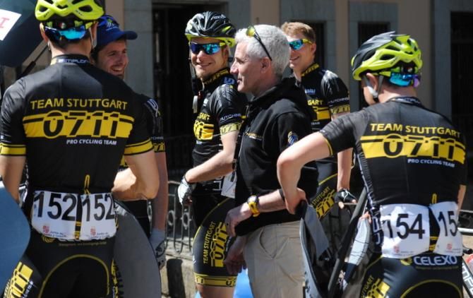 Team Stuttgart is a modest Continental team from Germany. It contends here with only 5 riders due to the overlapping of this race with local one day race Garmin Velothon Berlin, which will be held on Sunday