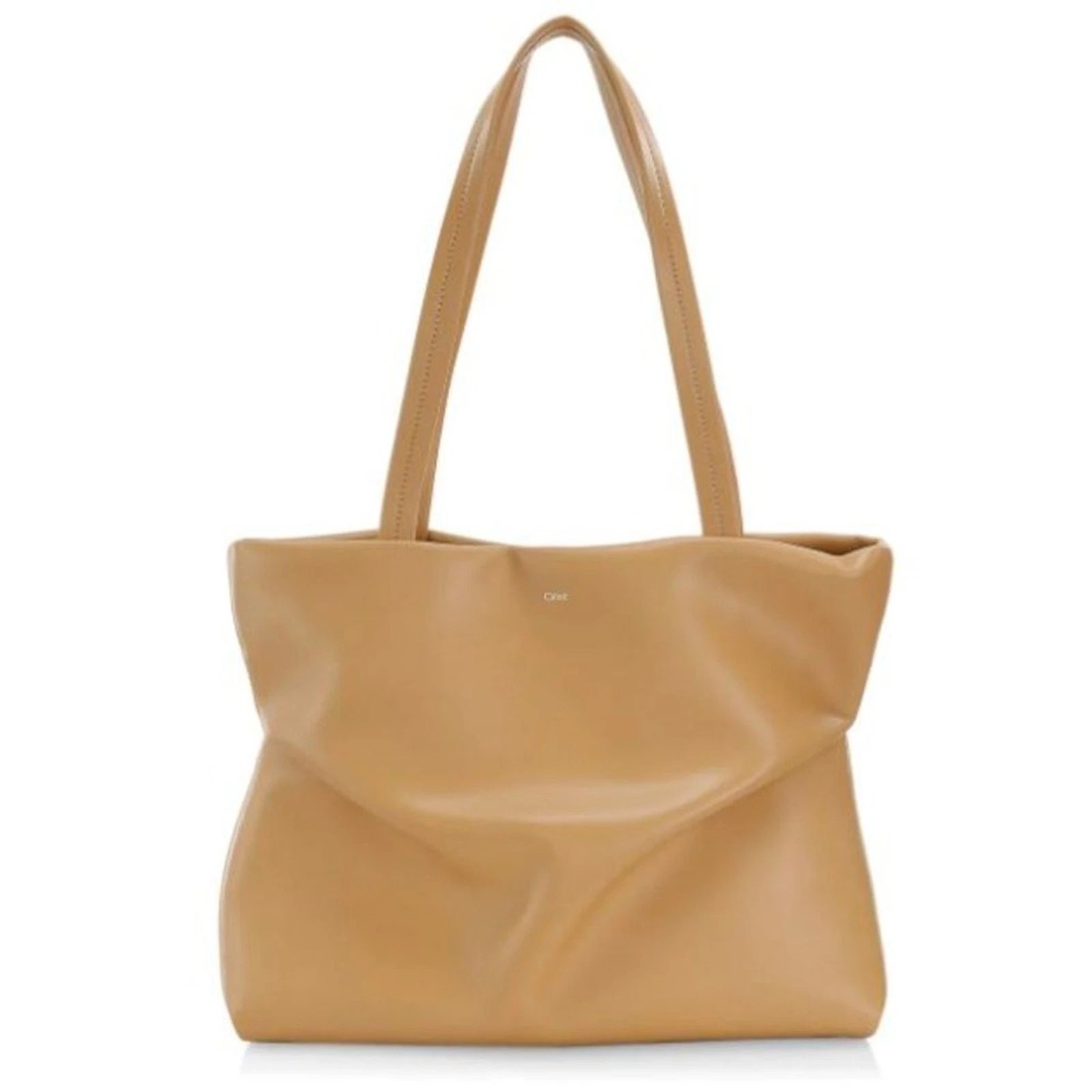 ebay, Judy E/W Leather Tote Soft Tan
