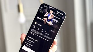 Peloton Strength+ app running on an iPhone