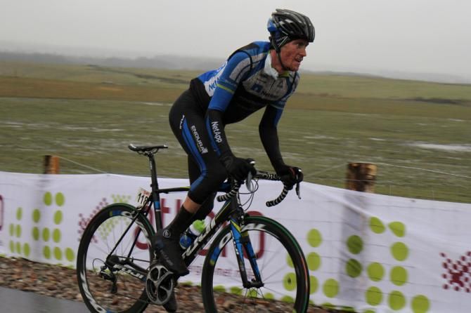 Alexander Wetterhall (Team NetApp-Endura) climbs the VAM hill.